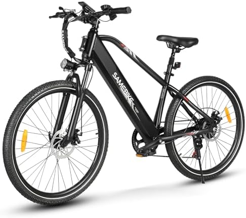 SAMEBIKE 27.5" Electric Mountain Bike for Adults, E-Bike with 540...