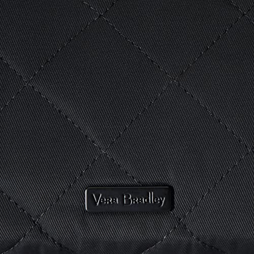 Vera Bradley Women's Performance Twill Rfid Wristlet , Black, One Size #TOP3