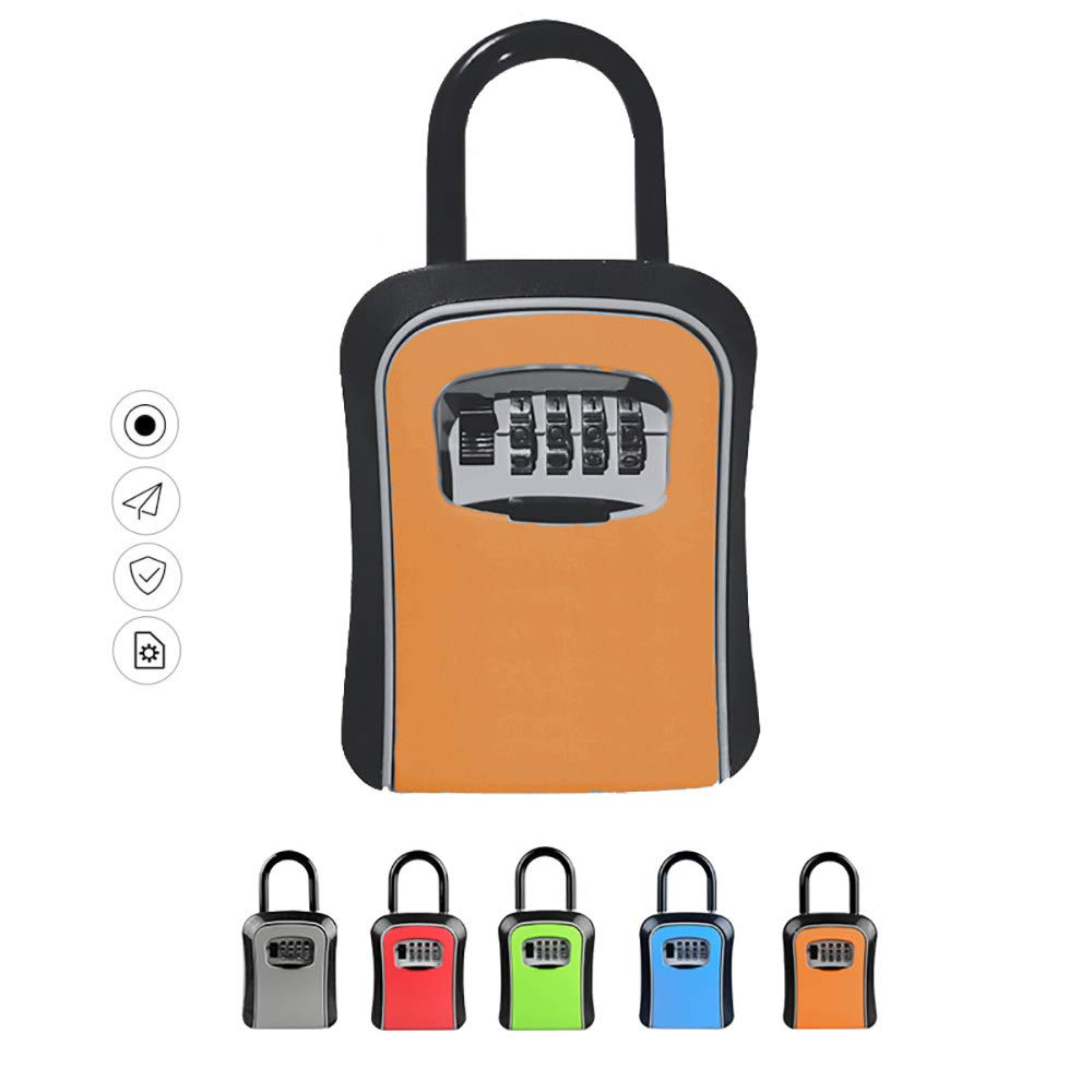 Buy Mini Lock Box, Key Box With Pas 4Digit Combination/ReSet Pas In
