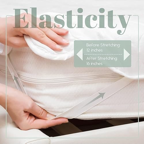 Miniatura 33 de Dreamlover Banda elástica negra, elástica ancha para coser, 5.9 pulgadas x 4 yardas Negro