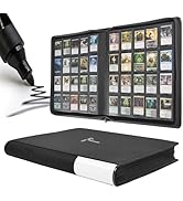 50 card binder Amazon.com: Premium Trading Card Binder,20 Pocket, Holds Up to 2000 Cards  with Ringless 50 Double-Sided Sleeves, Label Design with a Pen, Side  Loading Card Collection Album Folder with Zipper for TCG,Sports Cards :
