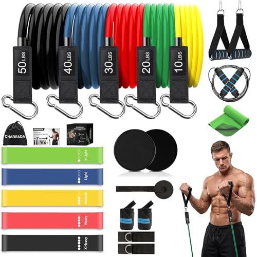 23-Piece Resistance Bands Workout Set with Accessories