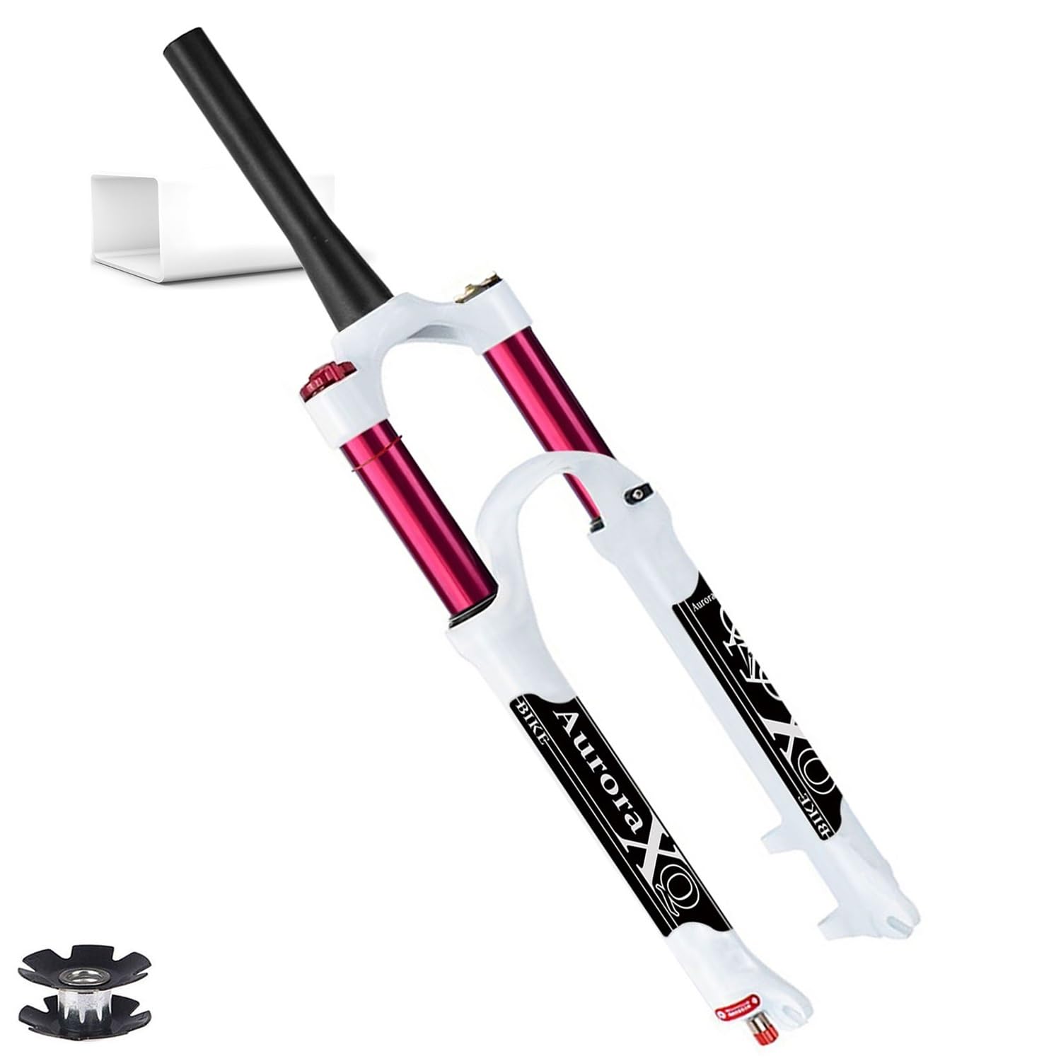 XQ widelec amortyzowany MTB 26/27,5/29 cala, regulacja odbicia, widelec pneumatyczny ze stopu aluminium do AM, XC, roweru górskiego