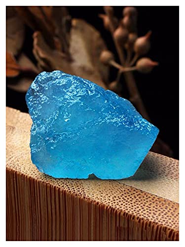 Tderloi Pietra Grezza Bellissimo 100% Acquamarina