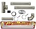 Produktbild Kaminrohrset INOX Pelletofen dn 80 Stahlrohr 316 nicht schwarz 600 CE Made in Italy UNI 1856-2