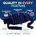 SunnyBay Microwave Heating Pad, Microwavable Moist Hot or Cool Bean Bag Wrap for Neck, Shoulder, Knee, or Back Pain with Fastening Straps, 2.8 Lbs, 10x19, Made in USA, Cotton