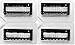 King of Shaves Replacement Razor Blades For Your K5 Razor, Handle Not Included X 4