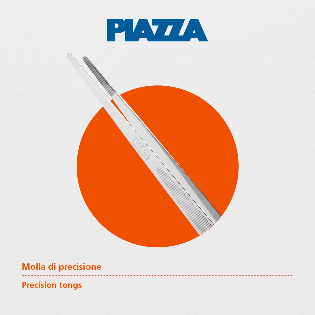 PIAZZA Multifunctionele Keukentang Van Roestvrij Staal, 12 Cm Hoogwaardige En Hittebestendige Tang Veer Voor Barbecue Hamburger Pasta Spaghetti Dessert Decoratie Salades Groenten 2023479635