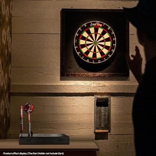CyeeLife Dart Halter und Dart Case Doppelte Verwendung,dartständer für 52 Darts,Kann auch als Darttasche verwendet Werden,für Steeldarts und Softdarts Zubehör für Jede Art von Dartscheibe