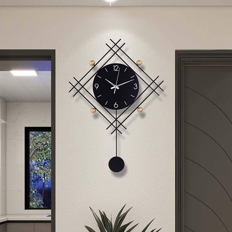 Horloge murale silencieuse idéale pour décorer le salon familial - 3