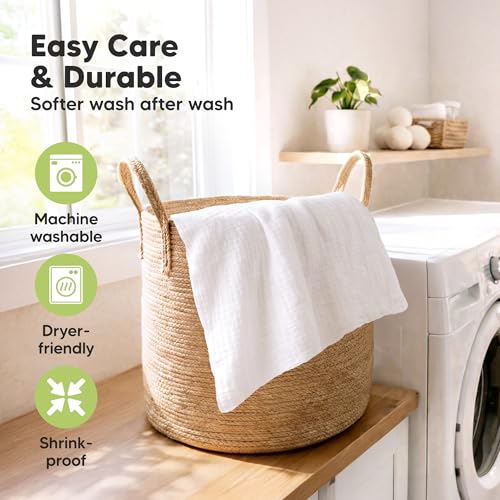 Image of KeaBabies Cotton Muslin Toddler Pillowcase 13x18 Only, 2-Pack (Soft White) | Organic Cotton Muslin Pillow Case for Kids, Girls, Boys, Small Travel Size Cover, Soft,Breathable Toddler Pillow Not Included