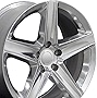 OE Wheels LLC 20 inch Rim Fits Jeep Grand Cherokee Wheel JP06 20x9 Polished Wheel Hollander 9082