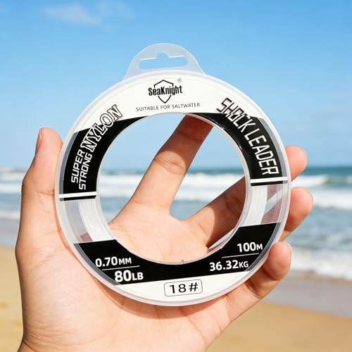 Línea líder monofilamento SeaKnight transparente 25-200lb miniatura 7