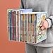 Book Organizer Transparent Multifunctional Book Organizer with Handle Storage Box Plastic Transparent Household Toys Organized Storage Box Student Desktop Dormitory for Cabinet