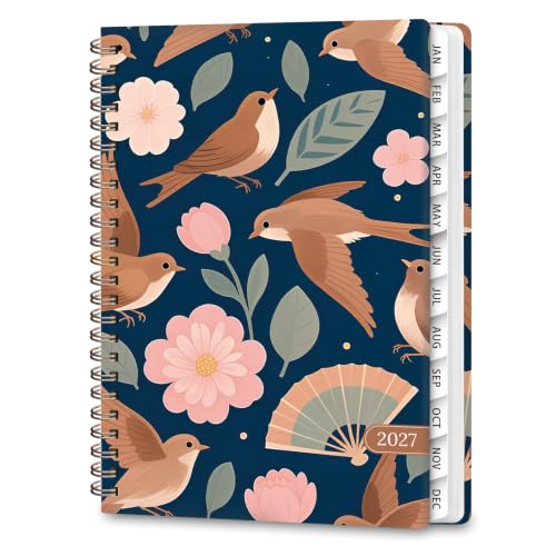 2027 Planner, Weekly and Monthly Calendar Planner Book, A5(6.3'' x 8.5'')