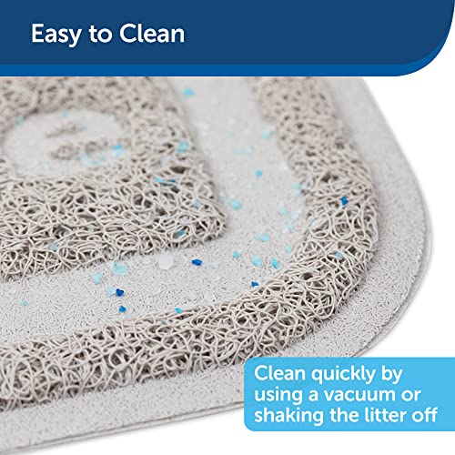 Petsafe Anti-Tracking Litter Mat - Traps Crystal And Clay Clumping Cat Litter - Durable Mesh Material - Easy To Clean Mat - Compatible With All Cat Litter Boxes - Medium Size #TOP3