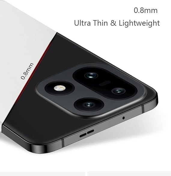 Bastmei for OnePlus 15 Case, Minimalist Phone Cases Extremely Light Ultra-Light Slim Camera Protection Hard PC Covers Thin Case for Oneplus 15 5G (Ash-colored)