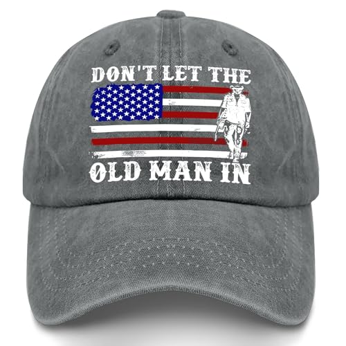 Old Man Hat Gifts for Elderly Men Don't Let The Old Man In American Cap