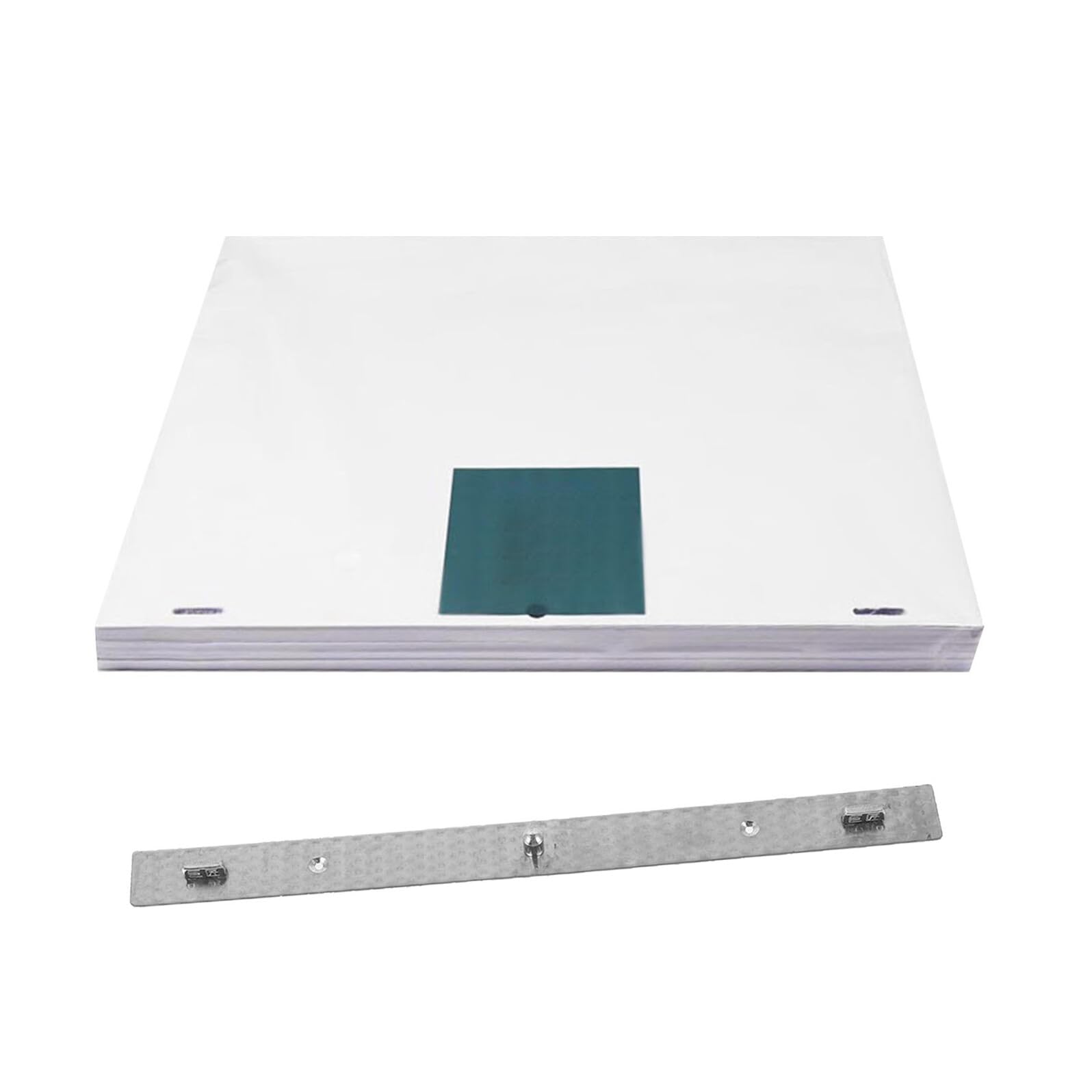 NUOBESTY Regla de Posicionamiento Metálica para Dibujo y Animación Barra Orificios para Fijar Papel en Arte y Manualidades