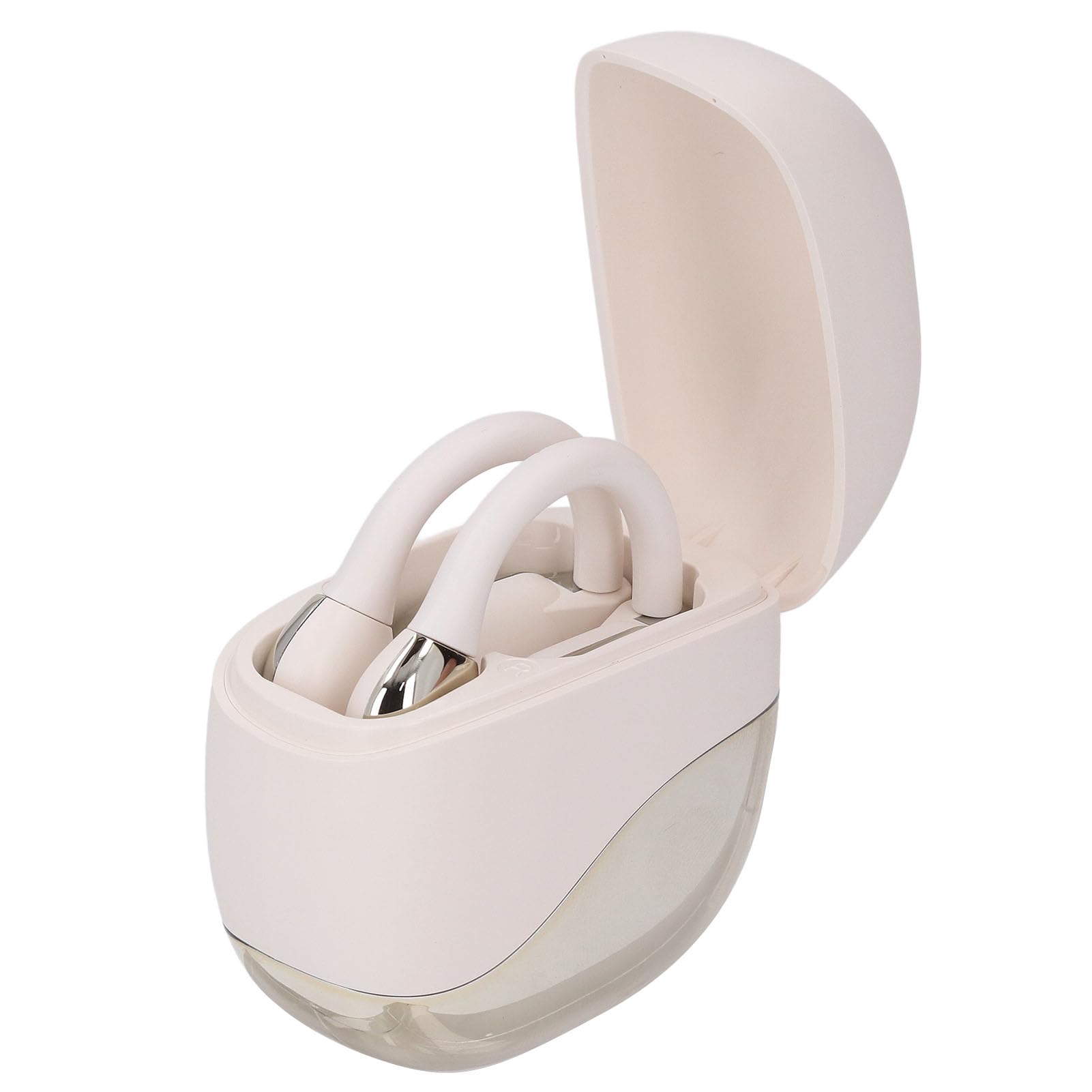 Generic Auricolari Wireless con Cancellazione del Rumore con Design Sopra L'orecchio per la Traduzione di Conferenze Materiale PC Elegante e Confortevole (Nudo)