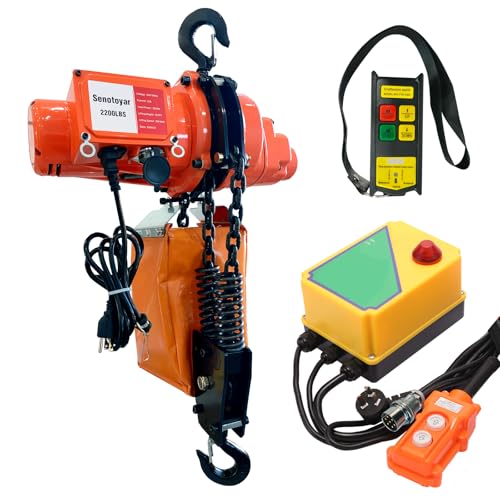 Electric Chain Hoist 2 in 1,2200 lbs Load Capacity,20 ft