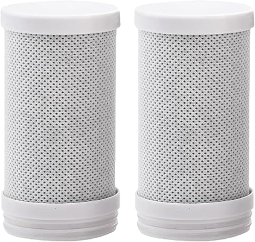 Faucet UV Water Purifier Filter Cartridge, Faucet Mount Replacement Filter, Water Purifier Removes Chlorine Fluoride Heavy Metals(2PCS Filter Cartridge)