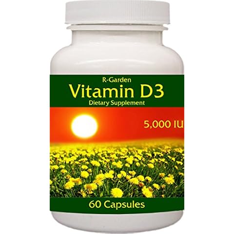 R-Garden Vitamin D3-5,000 IU, 60 caps. Cover