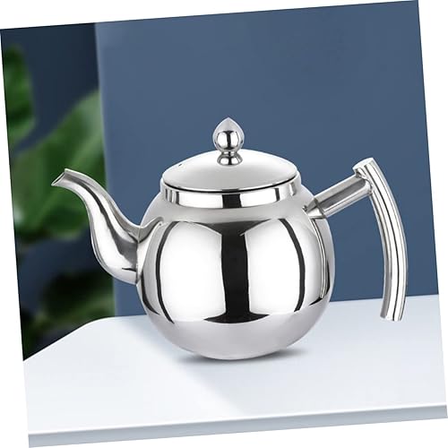 Miniatura 4 de Cabilock Tetera de acero inoxidable Botella de agua de acero inoxidable, hervidor de té, hervidor de agua caliente, jarra de agua de acero