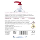 INEOS - Desinfektionsgel auf Alkoholbasis - Händedesinfektion - Gegen Viren und Bakterien - 500 ml x 12 - Parfümfrei, Verpackung Kann Variieren