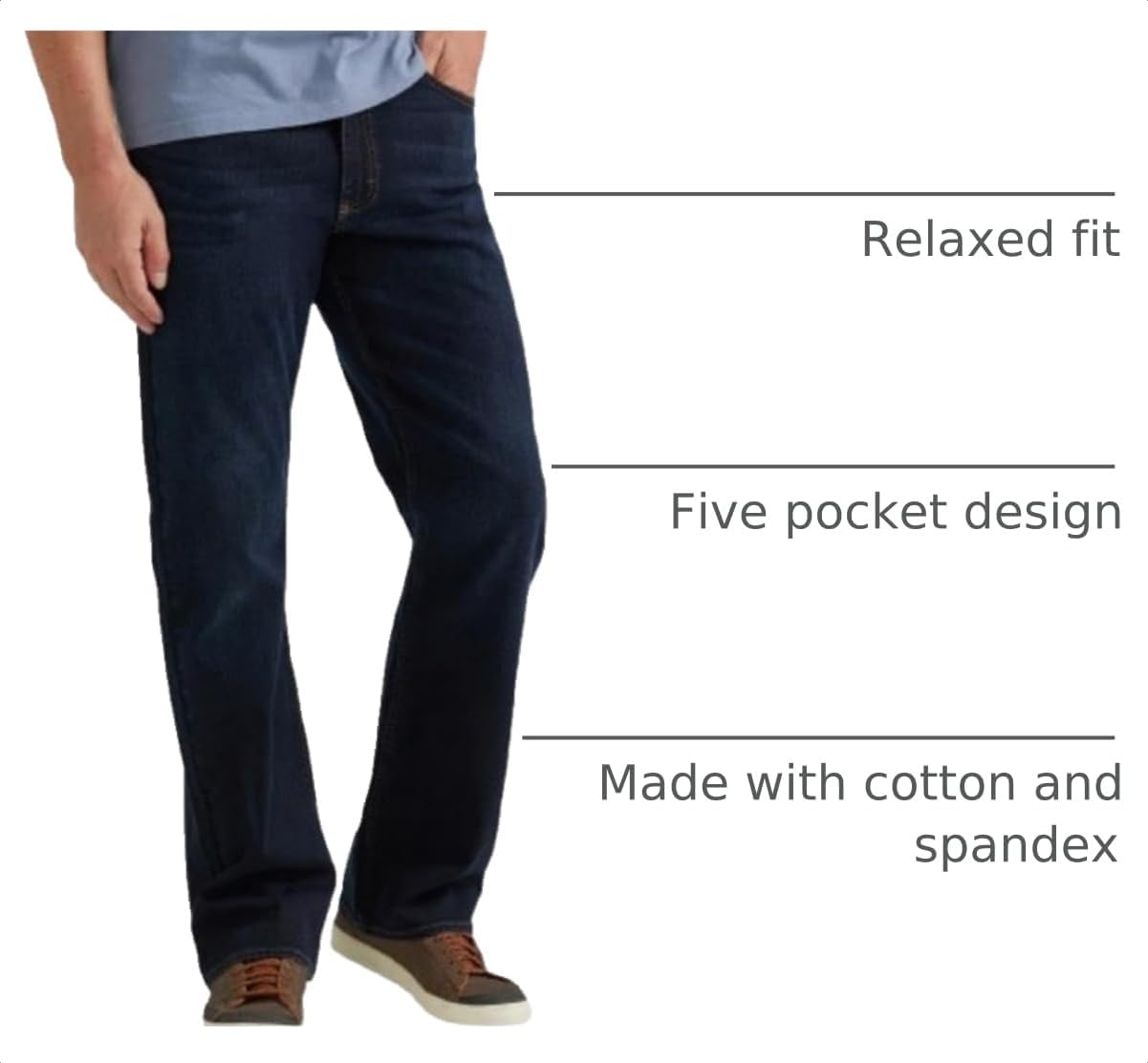 Wrangler Authentics Men's Relaxed Fit Boot Cut Jean