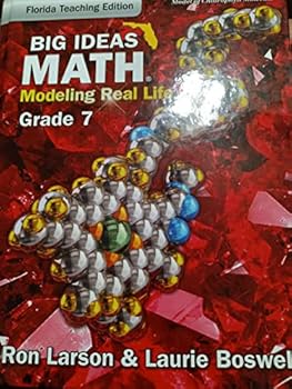 Hardcover Big Ideas Math grade 7 Florida teaching Edition Book