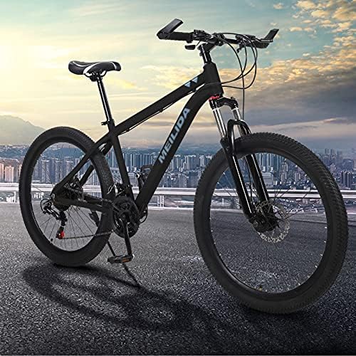 absuyy Hybrid Bike, Road Bike for Men Women, 7 Speed City Bike with Dual Disc Brakes, 700c Tires Shimano Derailleur, Outdoor Men's Bike Bicycle for Commuting Touring Leisure Fitness