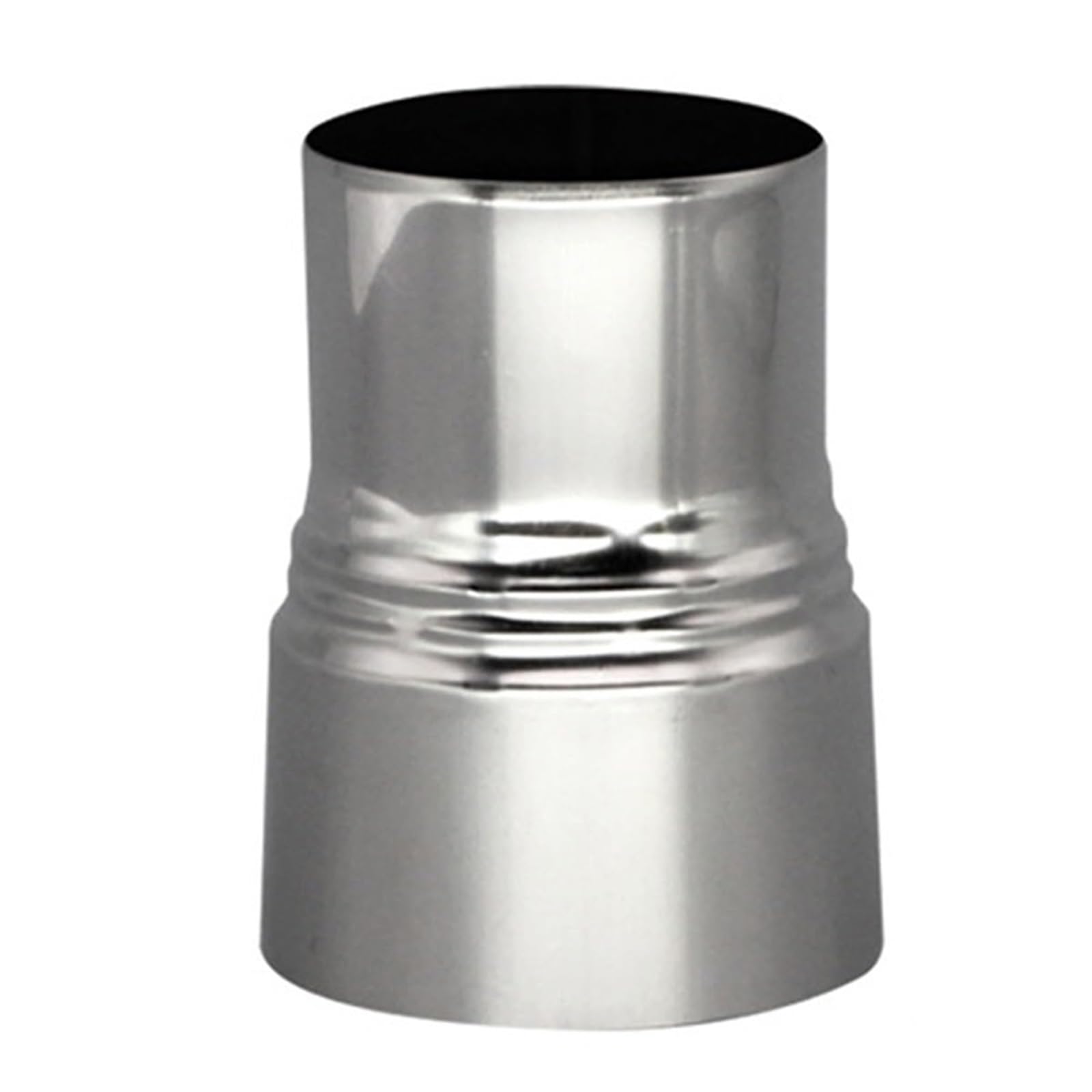 Stainless Steel Chimney Flue Liner Reducer, Stove Pipe Reducer Flue Connector, Chimney Adaptor Stove Pipe(11cm~10cm)