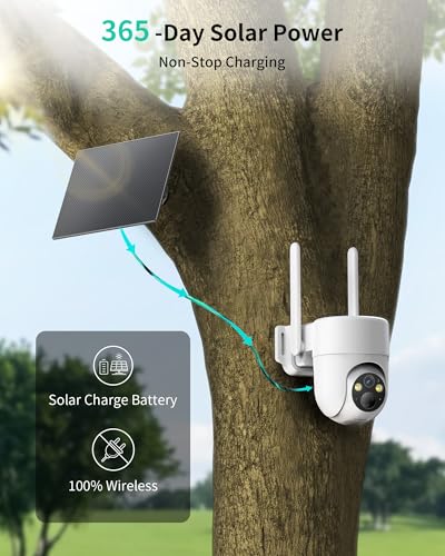 LIWAN 4G LTE Cellular Security Cameras Wireless Outdoor 2-Pack, Solar Powered No WiFi Security Camera with SIM Card, 2K HD Color Night Vision, 360° View Off-Grid Cam for Farm, Cabin, Construction Site