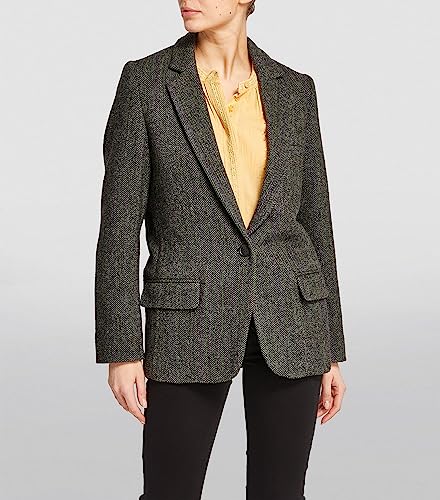 Blazer à chevrons femme veste de costume chic et décontractée - 2