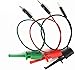3 Pcs 20cm Transistor Tester Test Hook Test Clip
