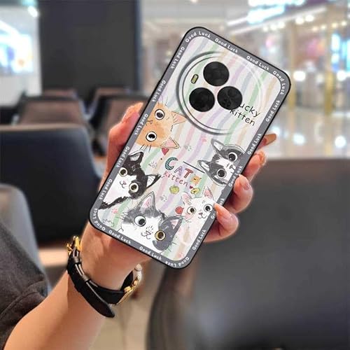 Phone Case Compatible with TCL NxtPaper60 Ultra, Silicone Dirt-resistant Cute Durable TPU Back Cover Waterproof Shockproof Desig