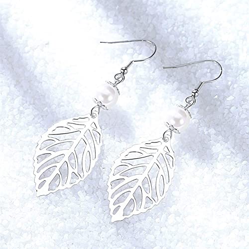 Boucles d'oreilles à goujon en argent 925 et crochet pendentif - 3