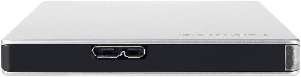 Toshiba Canvio Slim 2.5 1TB USB 3.2 Gen-1 Silver (HDTD310ES3DA) Taşınabilir Harici Sabit Disk