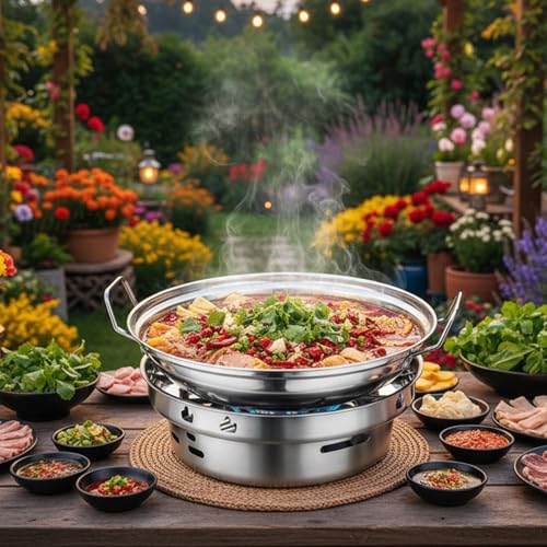 Réchaud de randonnée léger pour la pêche et repas sur le patio - 3