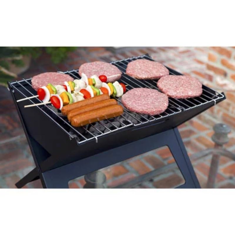 ストーブ/コンロ hotspot notebook portable grill Fire Sense HotSpot Notebook Portable Charcoal Grill in Black