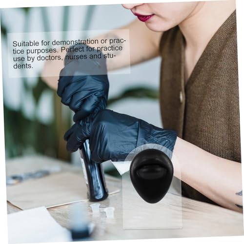 Modèle de Bouche en Silicone Souple BESTYASH pour Maîtriser le Geste du Piercing - 4