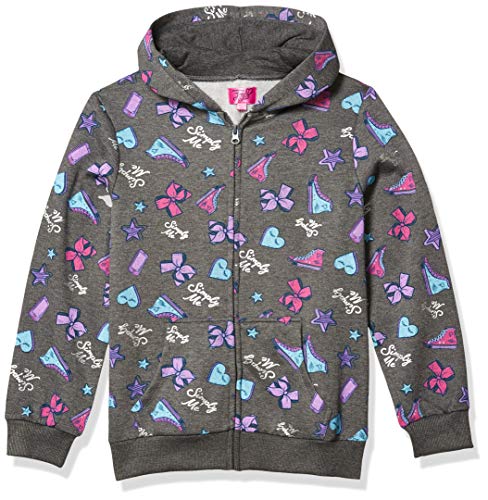 Nickelodeon Girl's JoJo Pink Bow High Tops Hooded Jacket