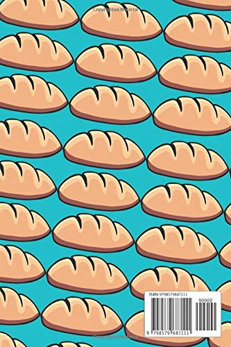 Premium Breadmaking 120 Page Notebook: Breadmaking Notebook Wide Ruled Lined Recipe Journal for Students and Adults - Image 2