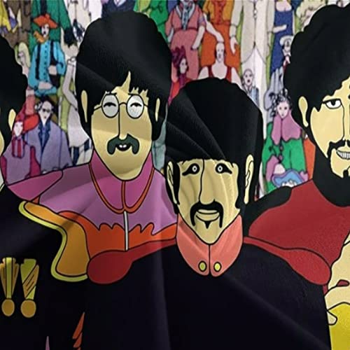 The Beatles Housse De Couette 3D Imprimé Parure De Lit Microfibre avec Fermeture Éclair, avec Taies d’oreiller pour La… - Les Beatles, Paul McCartney, John Lennon, RIngo Starr, George Harrison The Beatles Housse De Couette 3D Imprimé Parure De Lit Microfibre avec Fermeture Éclair, avec Taies d'oreiller pour La… – Image 7