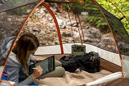 Goal Zero Yeti Portable Power Station - Yeti 200X w/ 187 Watt Hours Battery Capacity, USB Ports & AC Inverter - Solar Generator for Campi...