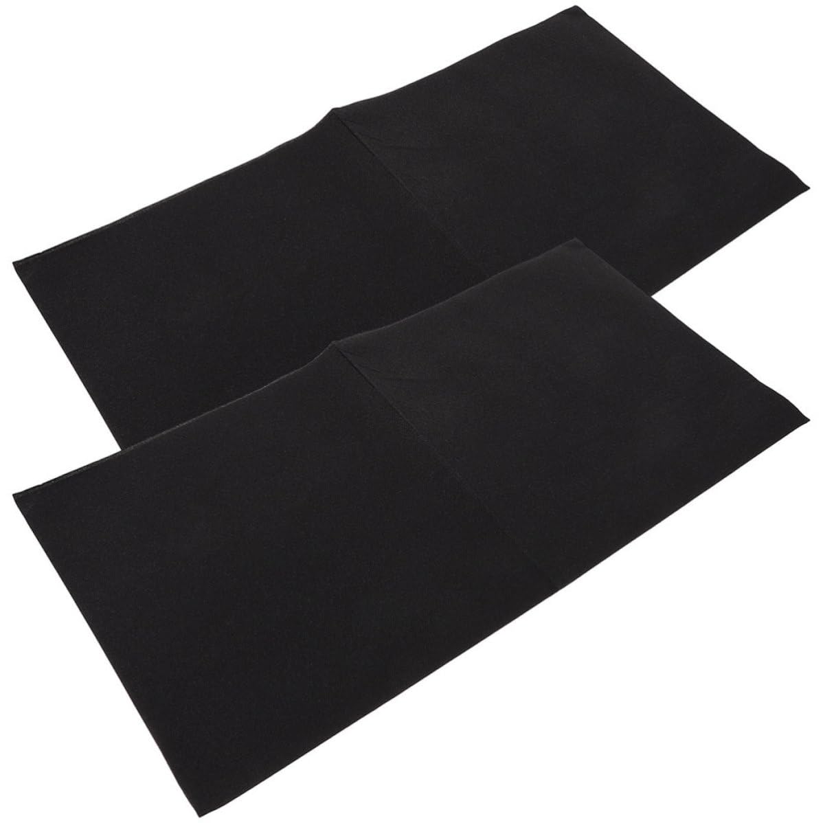 minkissy 100 Servilletas de Papel Desechables Negras, Absorbentes y Amigables, Ideales para Suministros de Fiesta y Eventos Elegantes
