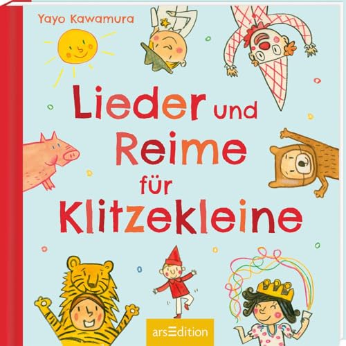 Lieder und Reime für Klitzekleine: Handliches Bilderbuch mit Fingerspielen, Kniereitern und Versen | Geschenk zur Geburt