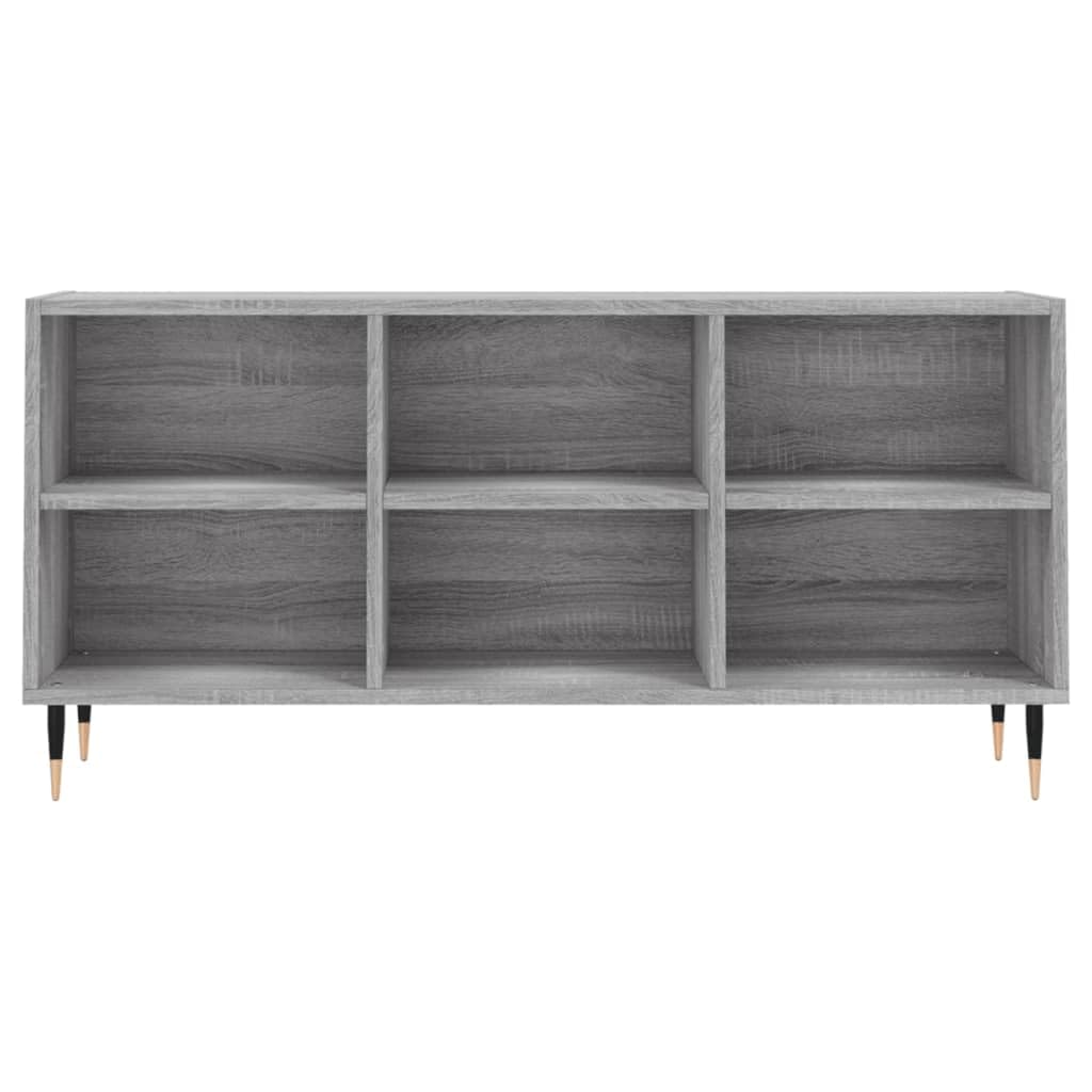 vidaXL Szafka pod TV, szary dąb sonoma, 103,5x30x50 cm