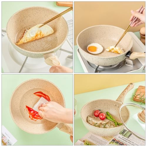 Poêle 24 cm antiadhésive pour cuisiner rapidement sans attacher - 6